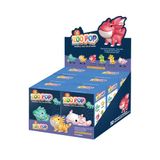 ZOO POP Display met 6 3D-figuren om te monteren zonder lijm – draken & wezens (Iguaan, hagedis, rode draak, groene draak, gele draak, axolotl) – creatieve activiteit – figuren om te verzamelen