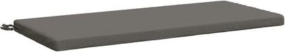 vidaXL Bankkussen SOEST 100% Polyester Grijs 110 x 50 x 5 cm