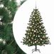 vidaXL Kunstkerstboom met kerstbal 210 cm 300 LED's Warmwit