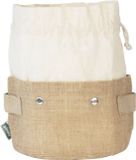 Pebbly Opbergmand met Uitneembare Zak, Bruin, 19.5 x 15 x 12 cm
