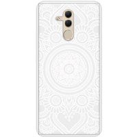 Huawei Bedrukt siliconen hoesje compatibel met Mate 20 Lite Mandala blanc