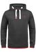 !Solid Sweatshirt 'Benjamin' grijs gemêleerd / rood