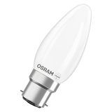 OSRAM LED-lamp Ster kaarsvorm B25 filament, 2700 K warm wit, 1,8 W, B22d, mat, 250 lm, 15.000 h, 6-Pack