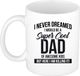 Bellatio Decorations Bol Cool dad of awesome kids cadeau beker / mok - wit - papa / verjaardag / Vaderdag / cadeau voor hem