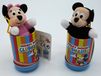 Van Der Doelen Mickey en Minnie Mouse in leuk Disney blikje, 7 cm groot