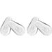 Techsuit Coussinets en silicone pour lunettes NPT1, lot de 2 pièces, transparents