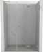 Mexen Lunar-F L porte de douche pliable droite 125, transparent, or brossé