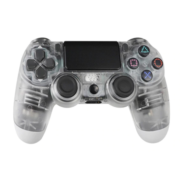 Stuff Certified Gaming Controller voor PlayStation 4 - PS4 Bluetooth Gamepad met Vibratie Transparant