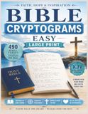 Bible Cryptogram Puzzle Book Large Print