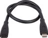 Akyga AK-USB-32 USB-kabel USB-C stekker, USB-C bus 0.30 m Zwart