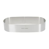 Dille &amp; Kamille Cercle à pâtisserie, inox, sans PFAS, 24 x 9 x 5 cm