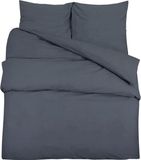 vidaXL Dekbedovertrekset lichtgewicht 220x240 cm microvezel antraciet