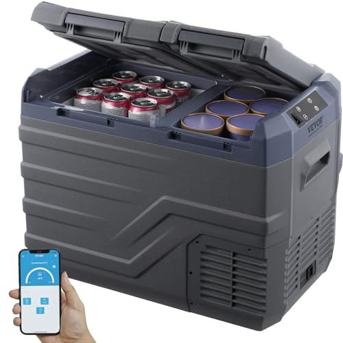 VEVOR Auto Koelkast, 32 L Dual Zone Draagbare Vriezer