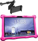 AngelTech OnderwegPakket XL – Kindertablet XL Roze + Tablethouder