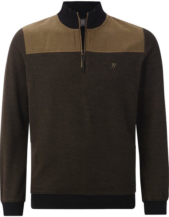 Jan Vanderstorm heren Sweatshirt - 52/54 - zwart - Plus Size