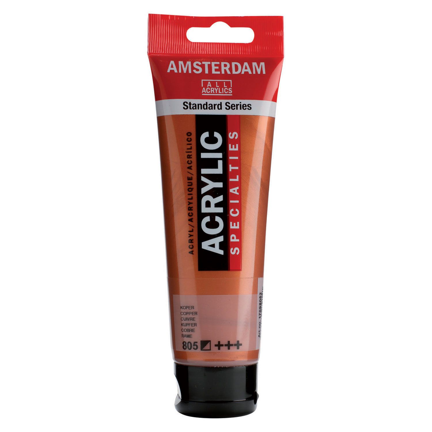 Amsterdam Standard Acrylic Paint Tube - 120 ml - Copper - Half-Covering