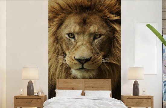 Nr1Wallpaper Behang - Fotobehang Portret - Afrika - Leeuw - Breedte 150 cm x hoogte 240 cm