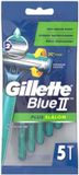 Gillette Blue II - Plus Slalom - Wegwerpscheermesjes - 5 Scheermesjes