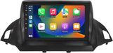 Happiq Ford Autoradio met Bluetooth en CarPlay voor Ford Escape en Kuga 2 (2013–2017) – compatibel met Apple en Android – audiosysteem met navigatiesysteem – 2 GB RAM, 32 GB intern geheugen