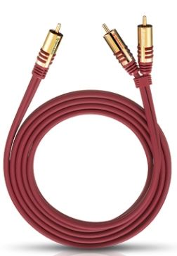 Oehlbach 20562 - RCA Audio Kabel - 2m - Rood