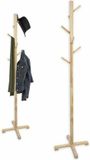Confortime Houten Kapstok Wit 45x45x176 cm