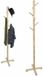 Confortime Houten Kapstok Wit 45x45x176 cm