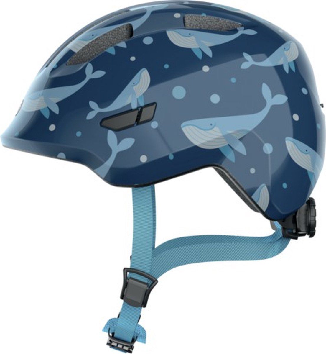 Abus Kinderhelm Smiley 3.0 S Blue Whale - Blauw - 2022