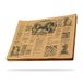 Hostelnovo Anti-vetpapier voor levensmiddelen, 500 stuks, 30 x 20 cm, bruin kraftpapier, uniek design met schaak-legendes, ideaal voor aardappelchips