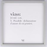 Villa d'Este Home Tivoli 1999 Decoratieve afbeelding met lijst, 40 x 40 cm, Victionary Vino