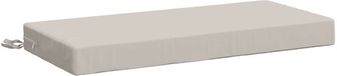 vidaXL Coussin de banc SOEST 100% Polyester Blanc 60 x 40 x 8 cm