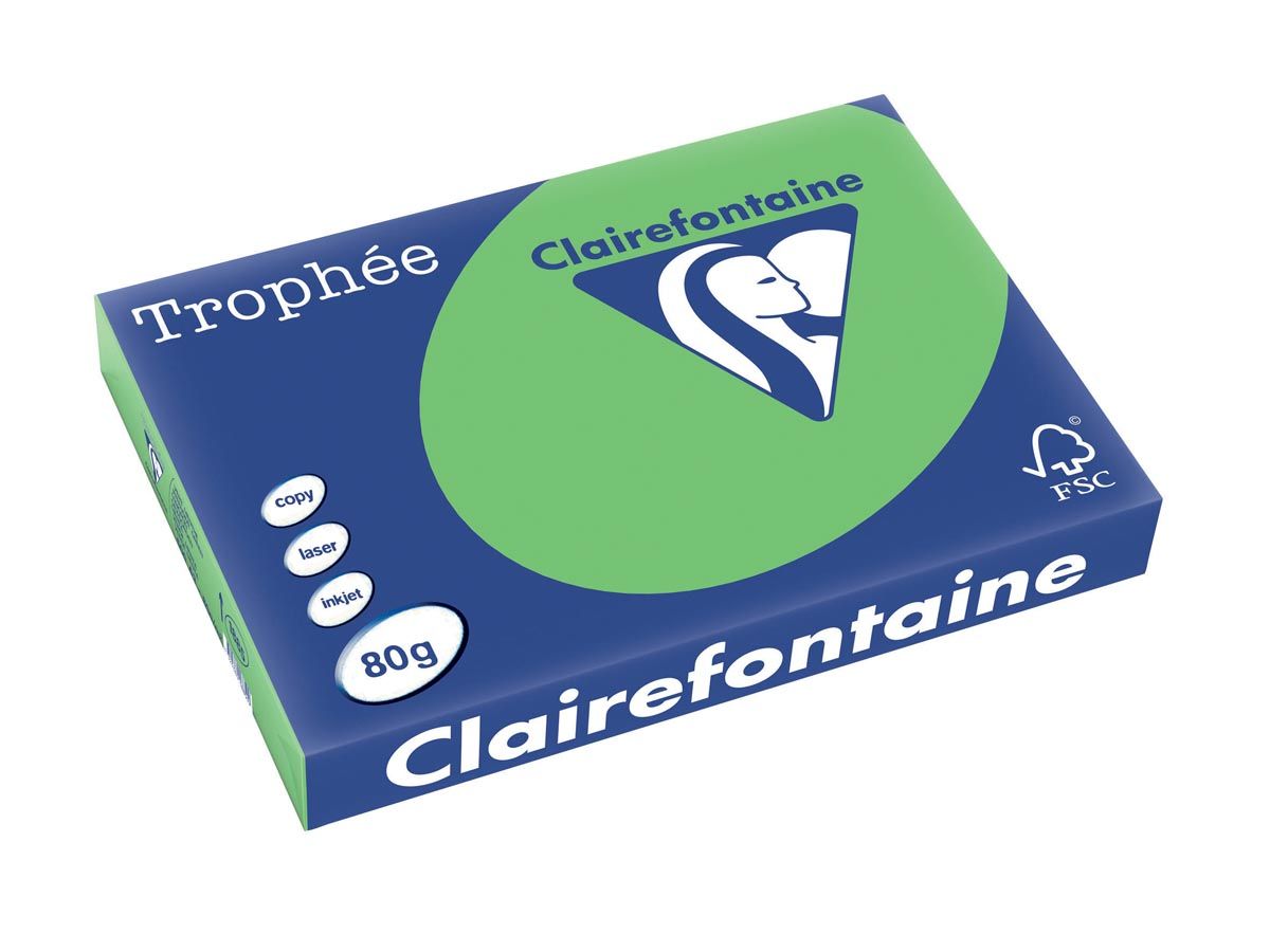 Clairefontaine Trophée Intens A3 grasgroen 80 g 500 vel