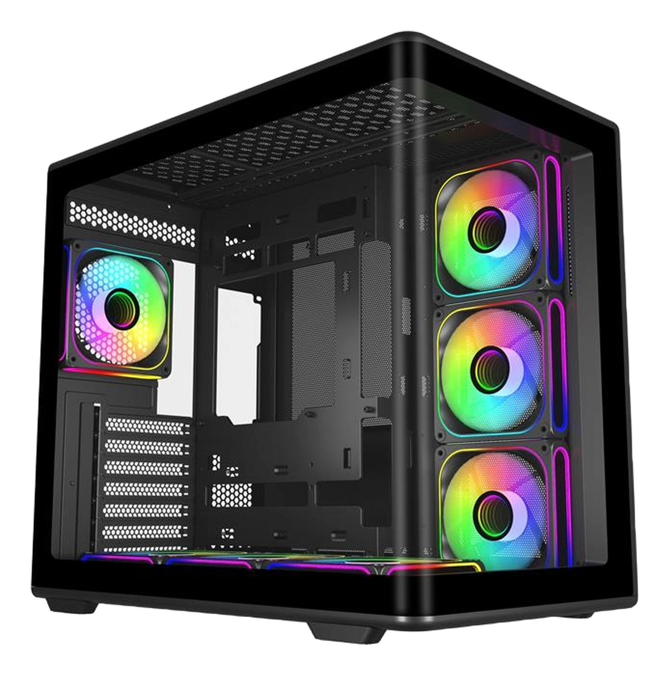 Cooler Master Elite 600 Midi Tower Zwart, Transparant