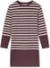 Schiesser Nachthemd Lang Dames Cacaobruin Gestreept Katoen/Polyester Maat 42