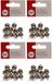 Rayher hobby materialen Rayher hobby metalen belletjes met dia 11 mm - 40x - zilver met oog
