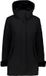 CMP Damesparka met capuchon, lange mouw, steekzakken, polyester, winddicht, reflecterend, effen, nero, maat 42