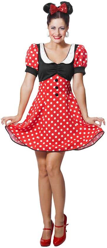 Feestbeest.nl Minnie Mouse jurk voor dame maat 40