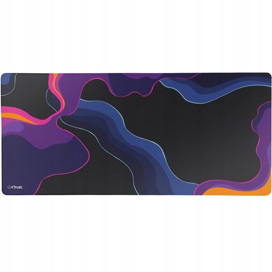 Trust GXT 759 XXL Gaming Muismat - 90x40cm - Gestikte randen & antislip - Blauw/Paars