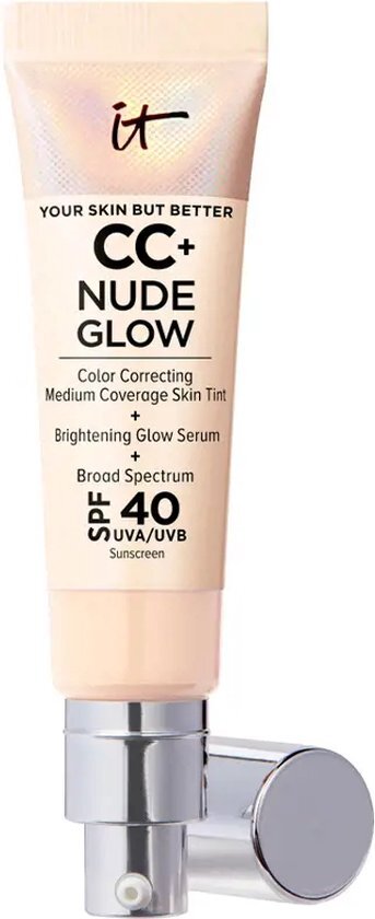 It Cosmetics Cc+ Nude Glow Lightweight Foundation + Glow Serum Spf40 #fair Light