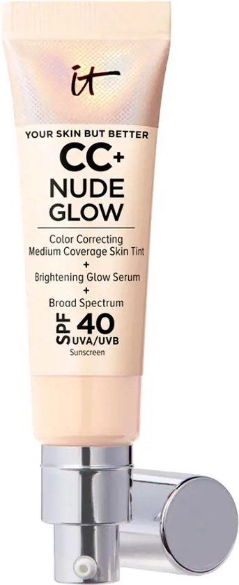It Cosmetics CC+ Nude Glow Lightweight Foundation + Glow Serum Spf40 #fair Light 32ml