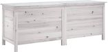 vidaXL Tuinbox - Wit - Massief Vurenhout - 150 cm