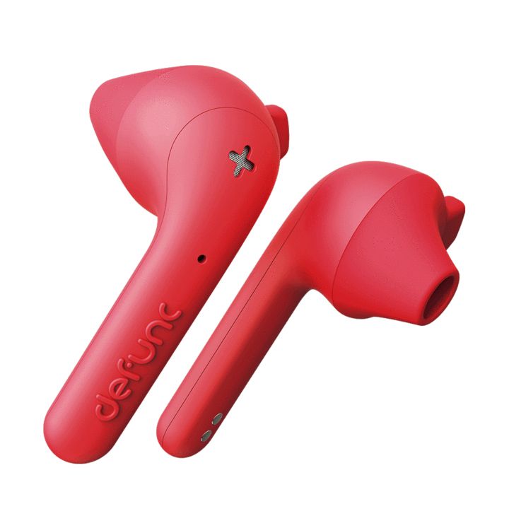 Defunc TRUE Basic Earbud - Rood - Draadloze In-ear Bluetooth Headphones