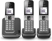 Panasonic KX-TGD313 - DECT telefoon - Grijs - Trio Pack
