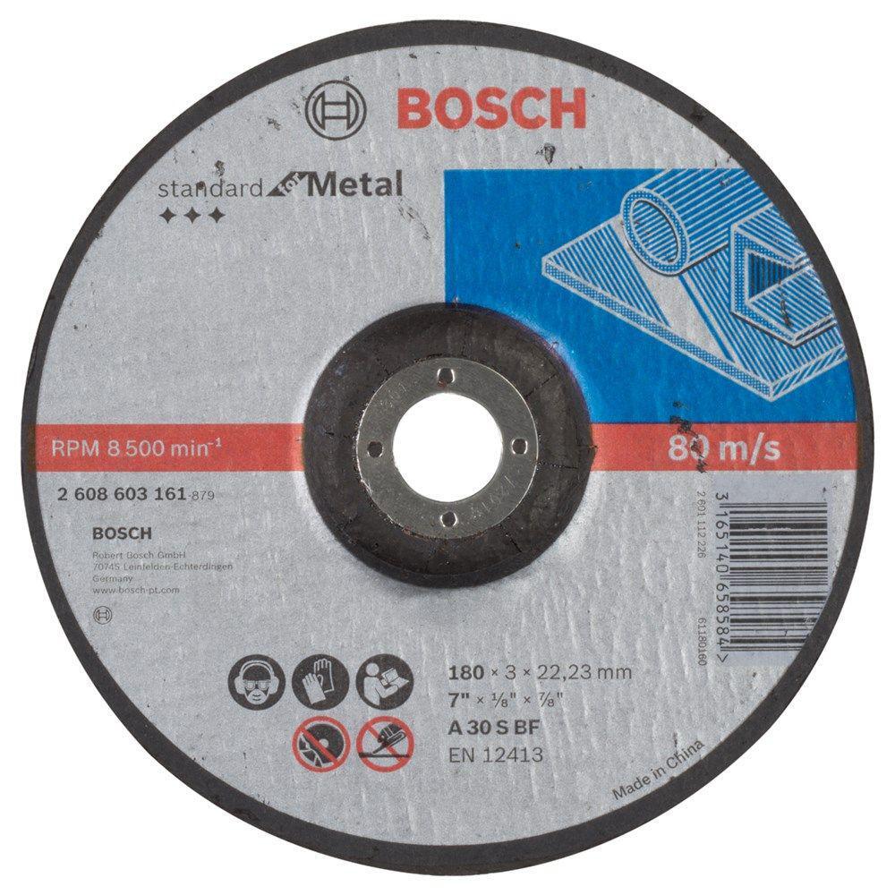 Bosch Professional Standard for Metal Doorslijpschijf gebogen 180.0 millimeter 22.23 millimeter - 2608603161