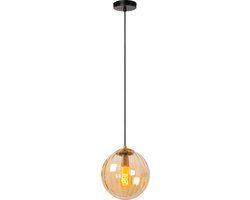 Lucide MONSARAZ - Hanglamp - Ø 25 cm - 1xE27 - Amber