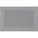 Merkloos / Sans marque Tafel Placemats - 6x stuks - zilver - gevlochten - 45 x 30 cm - onderleggers