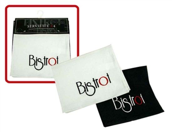 JJA Bistrot Stoffen Servetten - 3560238481073