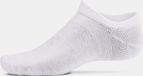 Under Armour UA Essential No Show 6pk Unisex Sportsokken - Wit - Grijs