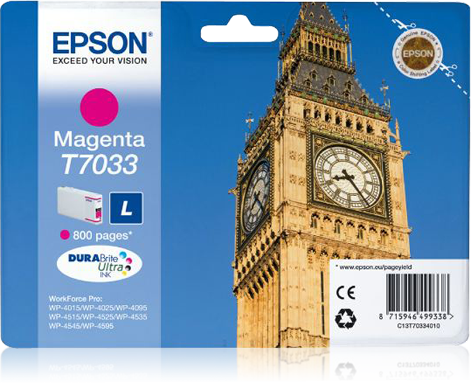 Epson Big Ben Ink Cartridge L Magenta C13T70334010