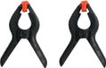 Toolland Lijmklemmen, nylon, 110 mm (4"), 2 stuks, snelle sluiting, zwart