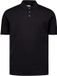 No Excess Polo trui à manches courtes en maille unie - Coton/Polyamide - Noir - Taille XL
